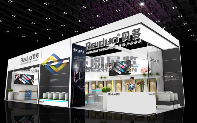 上海衛(wèi)浴展—貝多展臺設(shè)計搭建